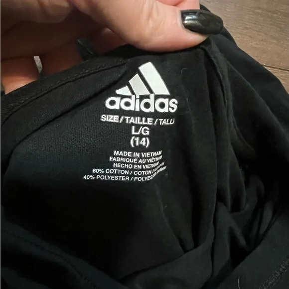 Adidas long sleeved hooded tee - Picture 3 of 5
